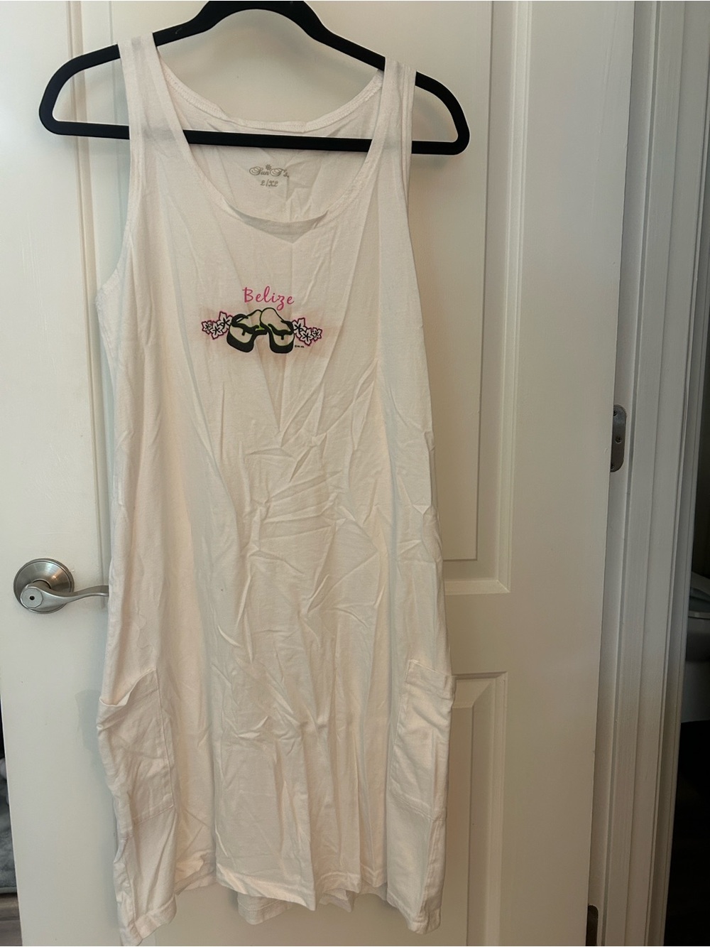 Belize White Sleeveless Cover Up